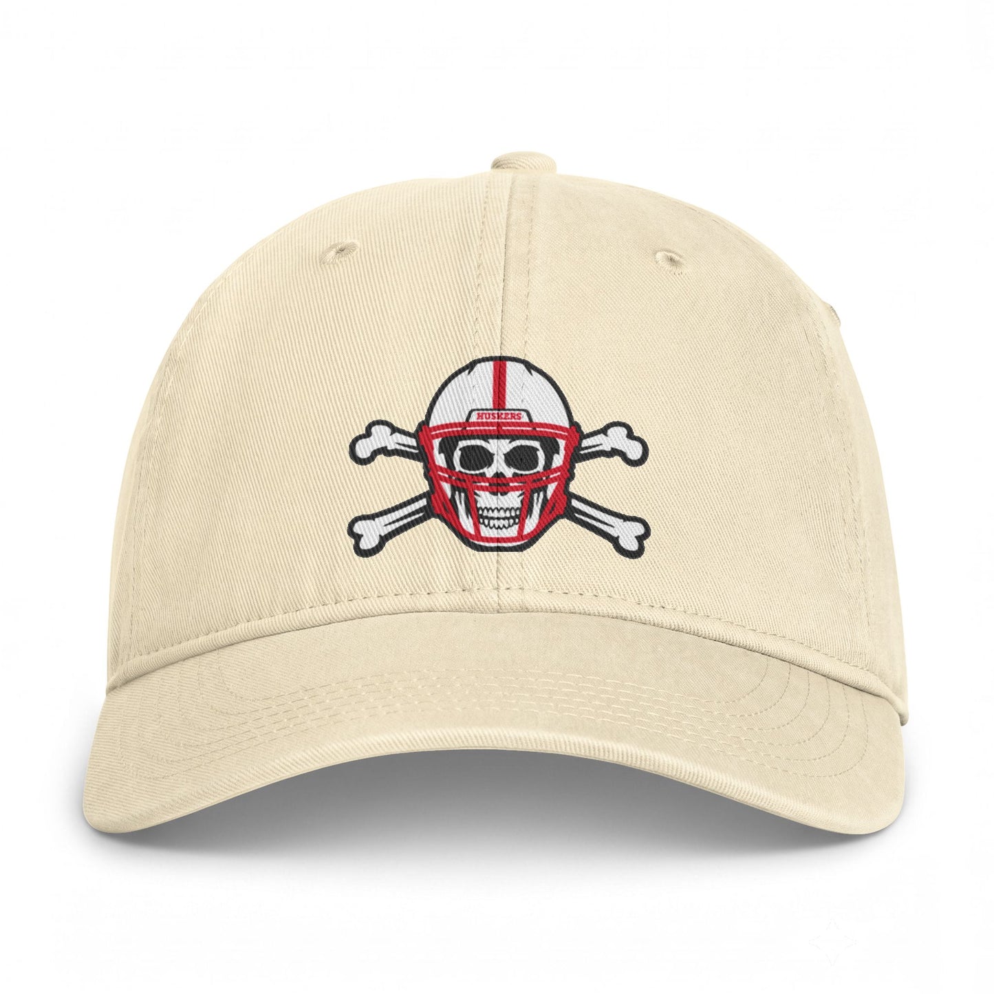 Skull & Helmet Cap — Washed Coastal Baseball Hat